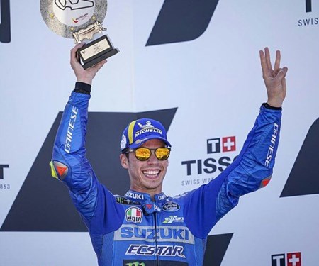Mir fährt im Motorland Aragon aufs Podium Mir fährt im Motorland Aragon aufs Podium