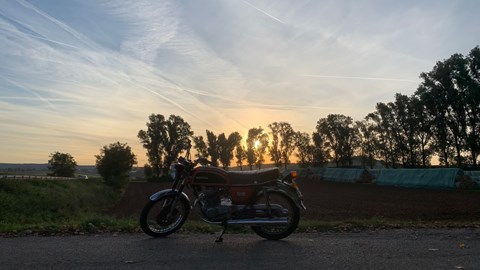 Unterwegs mit der CB200 