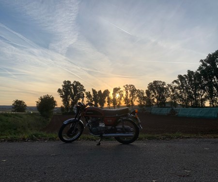 Unterwegs mit der CB200 