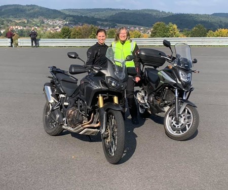 ADAC Fahrsicherheitstraining in Gründau mit einer NC750X und AfricaTwin CRF1000