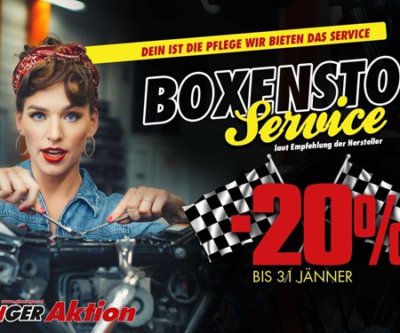 Boxenstop Aktion bei Ginzinger Boxenstop Aktion bei Ginzinger