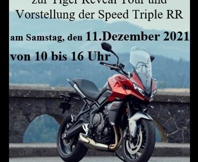 Einladung! Tiger Sport 660 - Tiger 1200  - Triumph Speed Triple RR