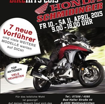 DIE HAUSMESSE - BIKEHITS 2015 am 10./11.4. bei Honda Schmidinger - FORZA 125 eingetroffen!! - Bild 2 DIE HAUSMESSE - BIKEHITS 2015 am 10./11.4. bei Honda Schmidinger - FORZA 125 eingetroffen!! - Bild 2