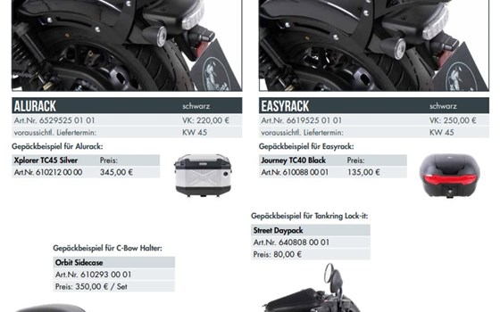 Neue Gepäcklösungen und Schutzbügel von Hepco&Becker für die CMX1100 Rebel  - Bild 2