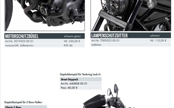 Neue Gepäcklösungen und Schutzbügel von Hepco&Becker für die CMX1100 Rebel  - Bild 3