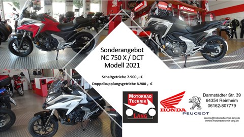 Sonderangebot NC 750 X Modell 2021