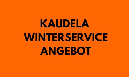 DAS KAUDELA WINTERSERVICE ANGEBOT
