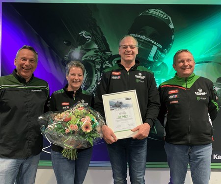 45 Jahre Kawasaki Vertragshändler