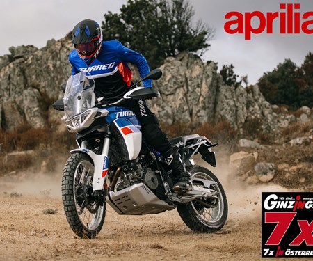 Aprilia Tuareg 660 das Adventurebike bei Ginzinger