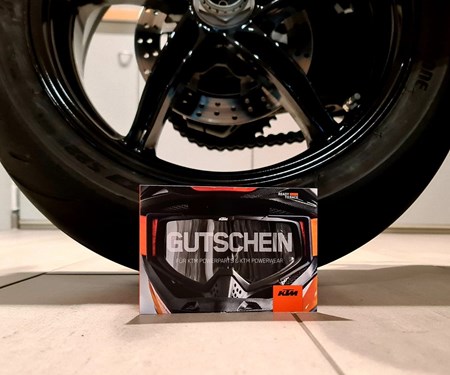 KTM Geschenkgutschein jetzt bei uns erhältlich! 
