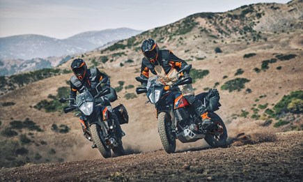DIE KTM 390 ADVENTURE der Generation 2022
