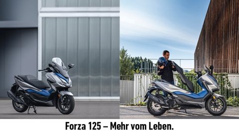Forza 125 ist ein sportlicher GT-Roller
