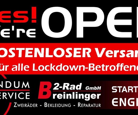 We're open! We're open!
