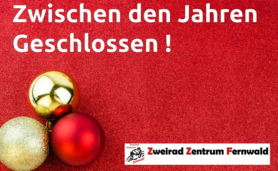 NEWS| Zwischen den Jahren geschlossen Bild 1: NEWS| Zwischen den Jahren geschlossen