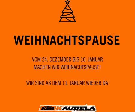 WEIHNACHTSPAUSE WEIHNACHTSPAUSE