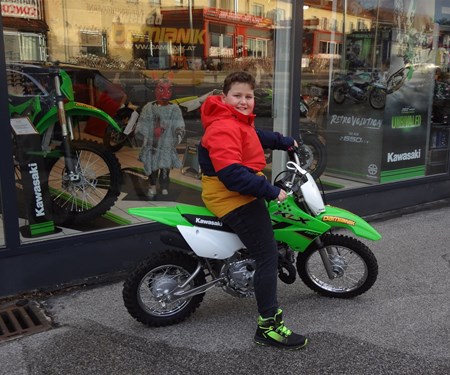 Zum Geburtstag eine KLX 110 !! Zum Geburtstag eine KLX 110 !!