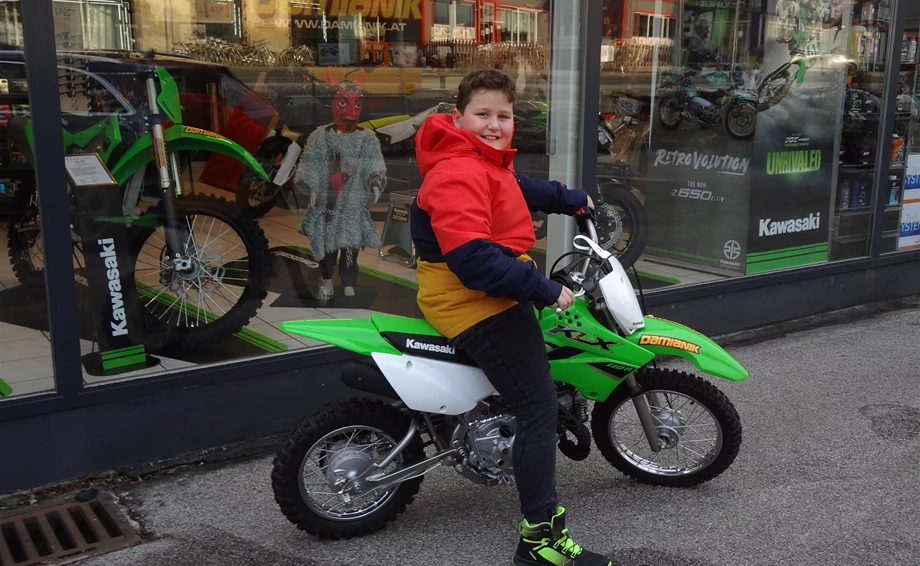 Zum Geburtstag eine KLX 110 !! Bild 1: Zum Geburtstag eine KLX 110 !!