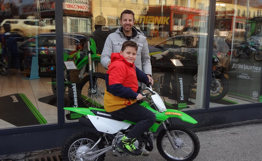 Zum Geburtstag eine KLX 110 !! Bild 2: Zum Geburtstag eine KLX 110 !!