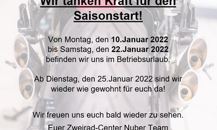 Wir tanken Kraft für den Saisonstart!