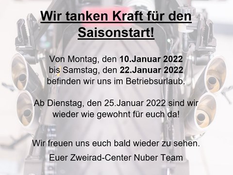 Wir tanken Kraft für den Saisonstart!