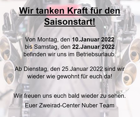 Wir tanken Kraft für den Saisonstart!