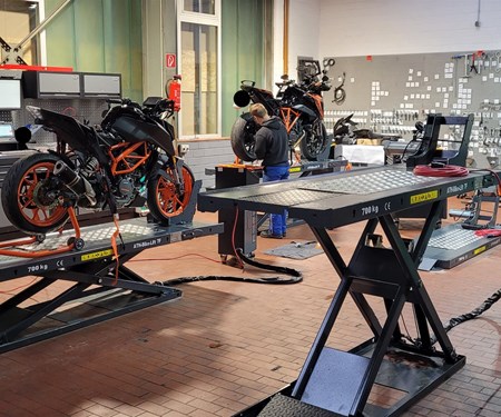 Die Werkstatt läuft!