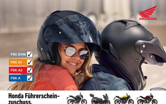 Honda Führerscheinzuschuss 2022 - Bild 1