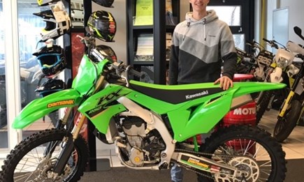 Roll out einer Kawasaki KX 250 !