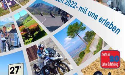 Unser neuer Tourenkatalog für 2022 ist da! 