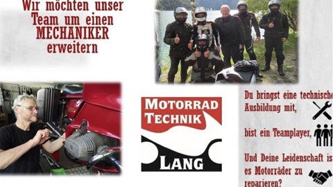 Unterstzützung für die Werkstatt / Quereinsteiger gesucht!!!