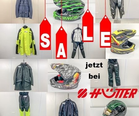 SALE auf Einzelstücke von Bekleidung und Helmen SALE auf Einzelstücke von Bekleidung und Helmen