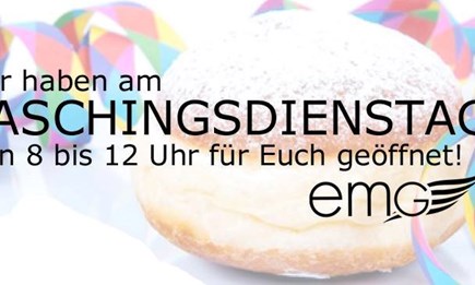 Öffnungszeiten Faschingsdienstag