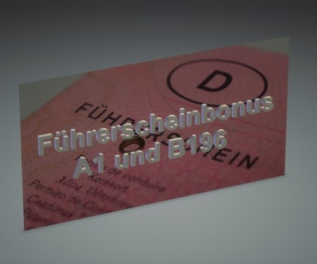 Führerschein Bonus
