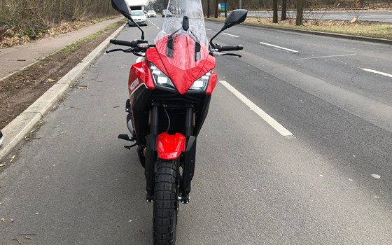 Gleich nach eintreffen der hübschen Moto Morini X-Cape musste ich einfach sofort eine Probefahrt machen! - Bild 11