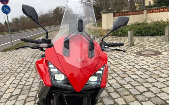Gleich nach eintreffen der hübschen Moto Morini X-Cape musste ich einfach sofort eine Probefahrt machen! - Bild 19