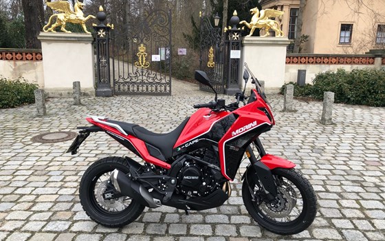 Gleich nach eintreffen der hübschen Moto Morini X-Cape musste ich einfach sofort eine Probefahrt machen! - Bild 17