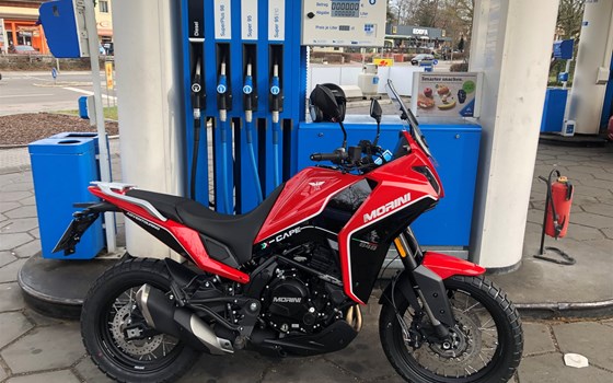 Gleich nach eintreffen der hübschen Moto Morini X-Cape musste ich einfach sofort eine Probefahrt machen! - Bild 2