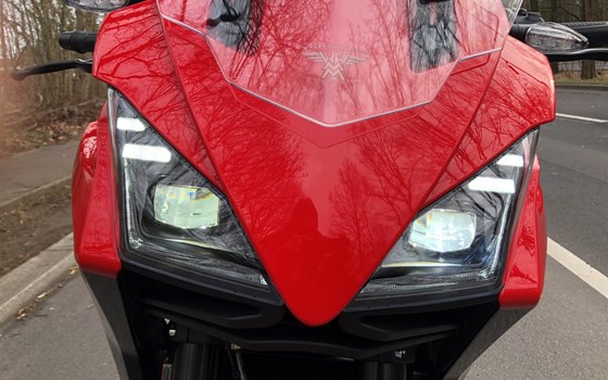 Gleich nach eintreffen der hübschen Moto Morini X-Cape musste ich einfach sofort eine Probefahrt machen! - Bild 3