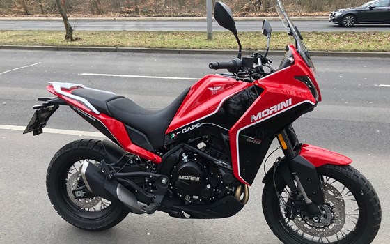 Gleich nach eintreffen der hübschen Moto Morini X-Cape musste ich einfach sofort eine Probefahrt machen! - Bild 5
