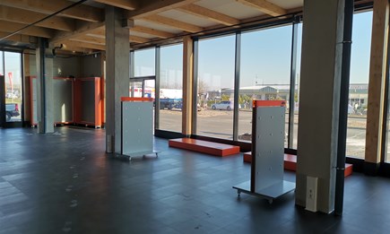 Blick in unseren Neubau