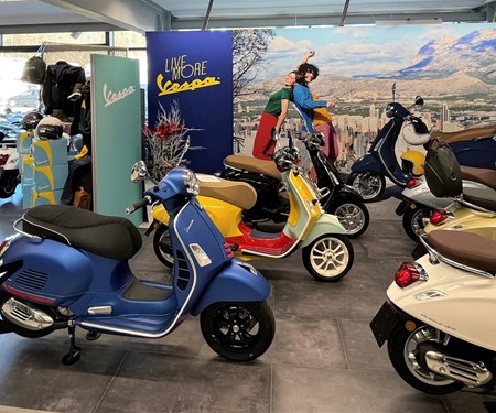 VESPAs bei Zweirad-Center Nuber in Lindenberg