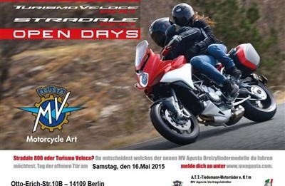 MV Agusta Turismo Veloce & Stradale live bei uns am 16.05.2015 beim "MV Agusta Open Day"!