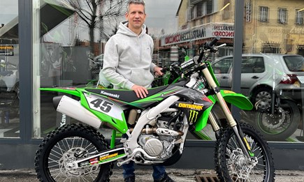 Übergabe einer neuen KX 250!