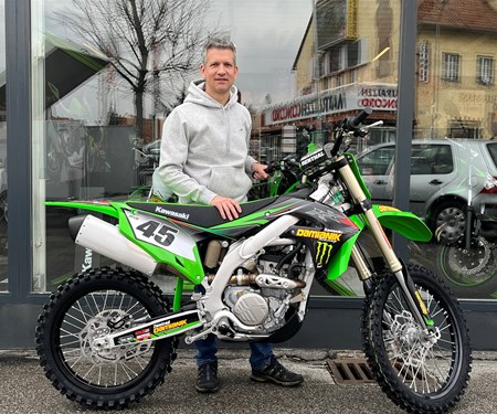 Übergabe einer neuen KX 250! Übergabe einer neuen KX 250!