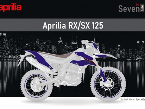 Aprilia SX/RX 125 im Seven9-Design