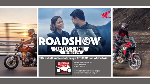 HONDA ROADSHOW 02.04.2022 10:00-16:00Uhr 