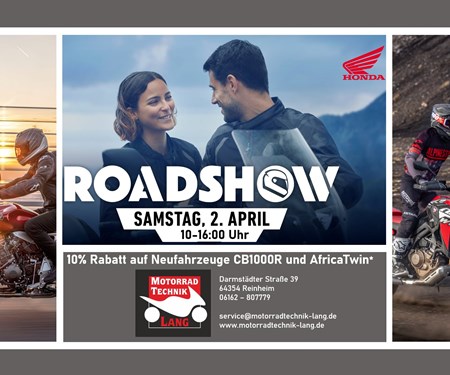HONDA ROADSHOW 02.04.2022 10:00-16:00Uhr 