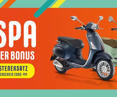 VESPA EINSTEIGERBONUS (125er Modelle) VESPA EINSTEIGERBONUS (125er Modelle)