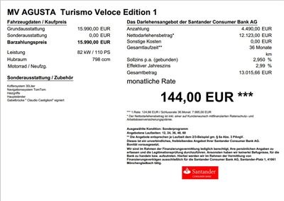 MV Agusta Top Finanzierungsangebote im Juni bei ihrem MV Vertragshändler A.T.T.- - Bild 10