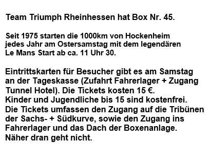 Ostersamstag wegen Teilnahme am 1.000 km Rennen geschlossen - Bild 2